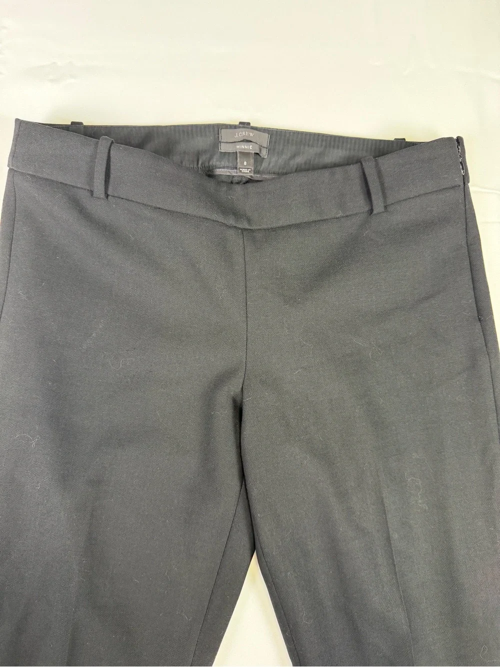 J. Crew Minnie Side Zip Black Slim Dress Pant - perfect / size 6